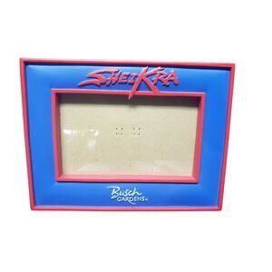 Sheikra Busch Gardens Red & Blue 4x6 Picture Frame Holder - Roller Coaster